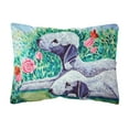 thumbnail image 1 of Carolines Treasures Bedlington Terrier Canvas Fabric Decorative Pillow 12H x16W multicolor, 1 of 3