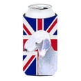 thumbnail image 1 of Carolines Treasures  Bedlington Terrier With English Union Jack British Flag Tall Boy bottle sleeve Hugger, 1 of 1
