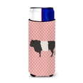 thumbnail image 1 of Carolines Treasures  Belted Galloway Cow Pink Check Michelob Ultra Hugger for Slim Cans - Pink Check, 1 of 2