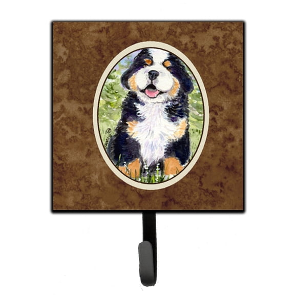 Carolines Treasures SS8750SH4 Bernese Mountain Dog Leash Holder or Key Hook, Small, Multicolor
