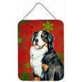 thumbnail image 1 of Carolines Treasures  Bernese Mountain Dog Red Snowflakes Christmas Aluminum Metal Wall & Door Hanging Prints - 12 x 16 in., 1 of 1