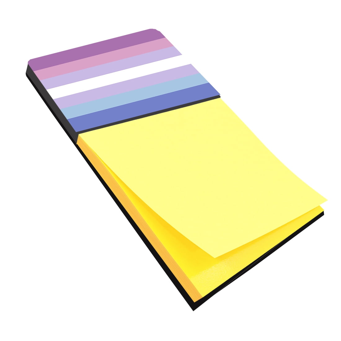 Carolines Treasures Bigender Pride Sticky Note Holder Large multicolor