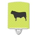 thumbnail image 1 of Carolines Treasures Black Angus Cow Green Ceramic Night Light 6x4x3 multicolor, 1 of 2