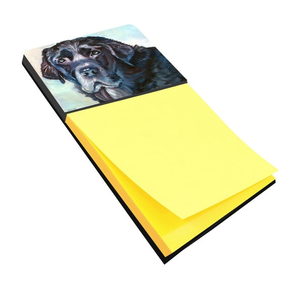 Carolines Treasures Black Labrador Face Sticky Note Holder Large multicolor