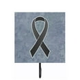 thumbnail image 1 of Carolines Treasures  Black Ribbon for Melanoma Cancer Awareness Leash or Key Holder, 1 of 1
