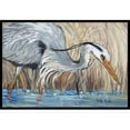 thumbnail image 1 of Carolines Treasures  Blue Heron In The Reeds Indoor & Outdoor Mat, 18 x 27 in., 1 of 1