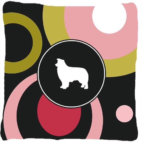 Carolines Treasures Border Collie Decorative Fabric Pillow