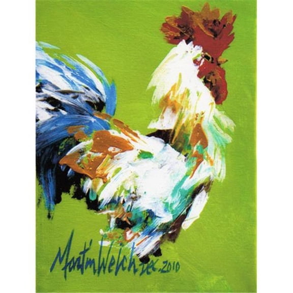 Carolines Treasures  Boss Rooster Flag Garden Size