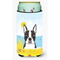 thumbnail image 1 of Carolines Treasures Boston Terrier Summer Beach Tall Boy beverage Insulator Hugger Tall Boy multicolor, 1 of 2