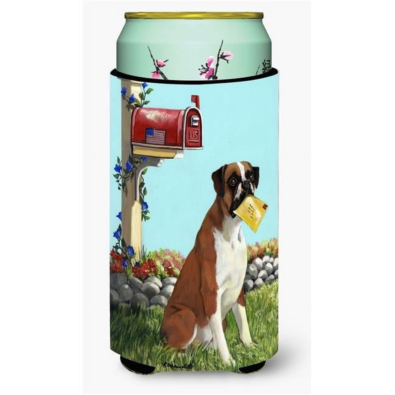 Carolines Treasures Boxer Got Mail Tall Boy Hugger Tall Boy multicolor