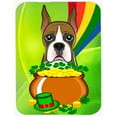 thumbnail image 1 of Carolines Treasures Boxer St. Patricks Day Glass Cutting Board Large 12H x 16W multicolor, 1 of 1