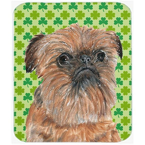 Carolines Treasures  Brussels Griffon St Patricks Irish Mouse Pad
