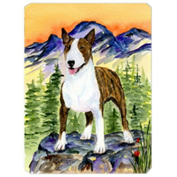 Caroline's Treasures SS8167MP Bull Terrier Mouse Pad, Hot Pad or Trivet, Large, multicolor