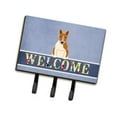 thumbnail image 1 of Carolines Treasures  Bull Terrier Red White Welcome Leash or Key Holder, 1 of 1
