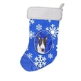 thumbnail image 1 of Carolines Treasures  Bull Terrier Winter Snowflakes Christmas Stocking, 1 of 1