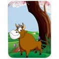 thumbnail image 1 of Carolines Treasures  Bull Under the Tree Glass Cutting Board - Large, 1 of 1
