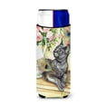 thumbnail image 1 of Carolines Treasures CDCO0035MUK Cat and Peacock Feathers Ultra Beverage Insulators for slim cans  Slim Can multicolor, 1 of 3
