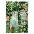thumbnail image 1 of Carolines Treasures CDCO0151CHF Cats In Garden by Debbie Cook Flag Canvas House Size  Large multicolor, 1 of 4