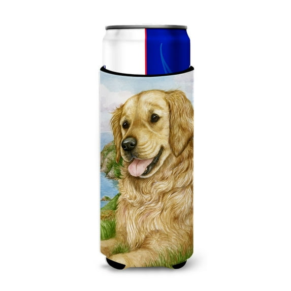 Carolines Treasures CDCO0384MUK Golden Retriever by Debbie Cook Ultra Beverage Insulators for slim cans Slim Can
