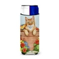 thumbnail image 1 of Carolines Treasures CDCO0395MUK Ginger Cat In Pot by Debbie Cook Ultra Beverage Insulators for slim cans  Slim Can, 1 of 3