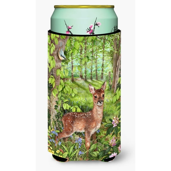 Carolines Treasures CDCO0504TBC European Roe Deer Fawn Tall Boy Beverage Insulator Hugger  Tall Boy multicolor