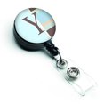 thumbnail image 1 of Carolines Treasures CJ1003-YBR Letter Y Initial Monogram Blue Stripes Retractable Badge Reel, 1 of 2