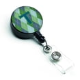 thumbnail image 1 of Carolines Treasures CJ1020-TBR Initial T Monogram Blue Argoyle Retractable Badge Reel, 1 of 2