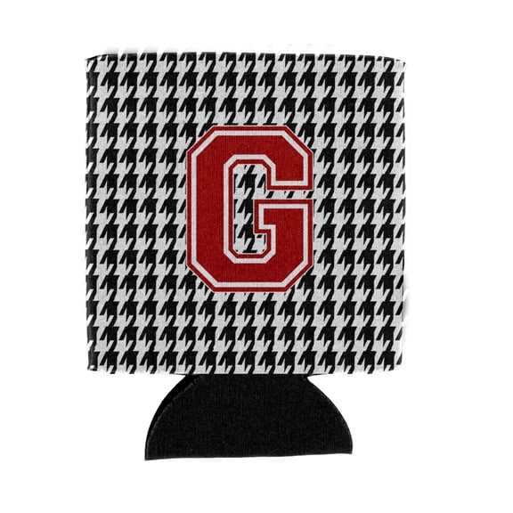 Carolines Treasures CJ1021-GCC Monogram - Houndstooth Can or Bottle Beverage Insulator Hugger Initial G Can Hugger