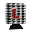 thumbnail image 1 of Carolines Treasures CJ1021-LCC Monogram - Houndstooth Can or Bottle Beverage Insulator Hugger Initial L Can Hugger, 1 of 2