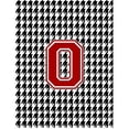 thumbnail image 1 of Carolines Treasures CJ1021-O-GF 11 x 15 in. Houndstooth Black O Monogram Initial Garden Size Flag, 1 of 7