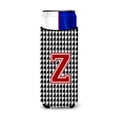 thumbnail image 1 of Carolines Treasures CJ1021-ZMUK Monogram - Houndstooth  Letter Z Ultra Beverage Insulators for slim cans  Slim Can, 1 of 3