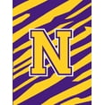 thumbnail image 1 of Carolines Treasures CJ1022-N-GF Monogram - Tiger Stripe - Purple Gold Initial N Monogram Initial Flag Garden Size, 1 of 2