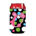 thumbnail image 1 of Carolines Treasures CJ1038-UCC Letter U Initial Monogram - Polkadots And Pink Can Or Bottle  Hugger, 1 of 5