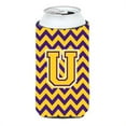 thumbnail image 1 of Carolines Treasures CJ1041-UTBC Letter U Chevron Purple and Gold Tall Boy Beverage Insulator Hugger  Tall Boy multicolor, 1 of 1
