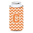 thumbnail image 1 of Carolines Treasures CJ1046-CTBC Letter C Chevron Orange and White Tall Boy Beverage Insulator Hugger  Tall Boy, 1 of 1