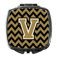 thumbnail image 1 of Carolines Treasures CJ1050-SCM-Parent Letter Chevron Black and Gold  Compact Mirror CJ1050  multicolor, 1 of 1