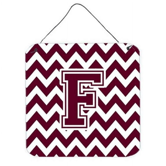 Carolines Treasures CJ1051-DS-Parent Letter Chevron Maroon and White  Wall or Door Hanging Prints CJ1051  multicolor