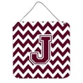 thumbnail image 1 of Carolines Treasures CJ1051-DS-Parent Letter Chevron Maroon and White  Wall or Door Hanging Prints CJ1051  multicolor, 1 of 1