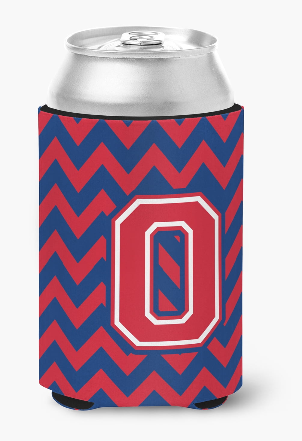 Caroline's Treasures Letter O Chevron Can or Bottle Hugger