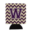 thumbnail image 1 of Carolines Treasures CJ1058-WCC Letter W Chevron Purple and Gold Can or Bottle Hugger  Can Hugger multicolor, 1 of 1