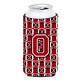 thumbnail image 1 of Carolines Treasures CJ1073-OTBC Letter O Football Red Black and White Tall Boy Beverage Insulator Hugger  Tall Boy, 1 of 1