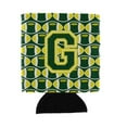 thumbnail image 1 of Carolines Treasures CJ1075-GCC Letter G Football Green and Yellow Can or Bottle Hugger  Can Hugger multicolor, 1 of 1