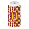 thumbnail image 1 of Carolines Treasures CJ1081-UTBC Letter U Football Maroon and Gold Tall Boy Beverage Insulator Hugger  Tall Boy, 1 of 1