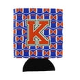 thumbnail image 1 of Carolines Treasures CJ1083-KCC Letter K Football Green Blue and Orange Can or Bottle Hugger  Can Hugger multicolor, 1 of 1