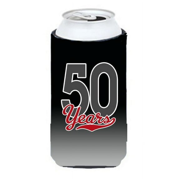 Carolines Treasures CJ1087TBC 50 Years Tall Boy Beverage Insulator Hugger Tall Boy multicolor