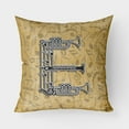 thumbnail image 1 of Carolines Treasures CJ2004-EPW1818 Letter E Musical Instrument Alphabet Canvas Fabric Decorative Pillow  18H x18W, 1 of 3