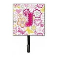thumbnail image 1 of Carolines Treasures CJ2005-JSH4 Letter J Flowers And Butterflies Pink Leash & Key Holder, 1 of 1