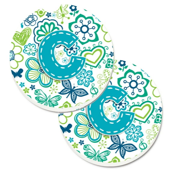 Set of 2 Cup Holder Car Coasters