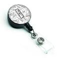 thumbnail image 1 of Carolines Treasures CJ2007-IBR Letter I Musical Note Letters Retractable Badge Reel, 1 of 2