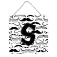 thumbnail image 1 of Carolines Treasures CJ2009-SDS66 Letter S Moustache Initial Wall or Door Hanging Prints 6HX6W multicolor, 1 of 7